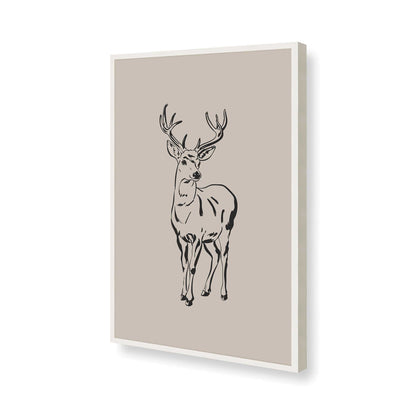 [Color:Opaque White], Picture of art in a Opaque White frame of the corner