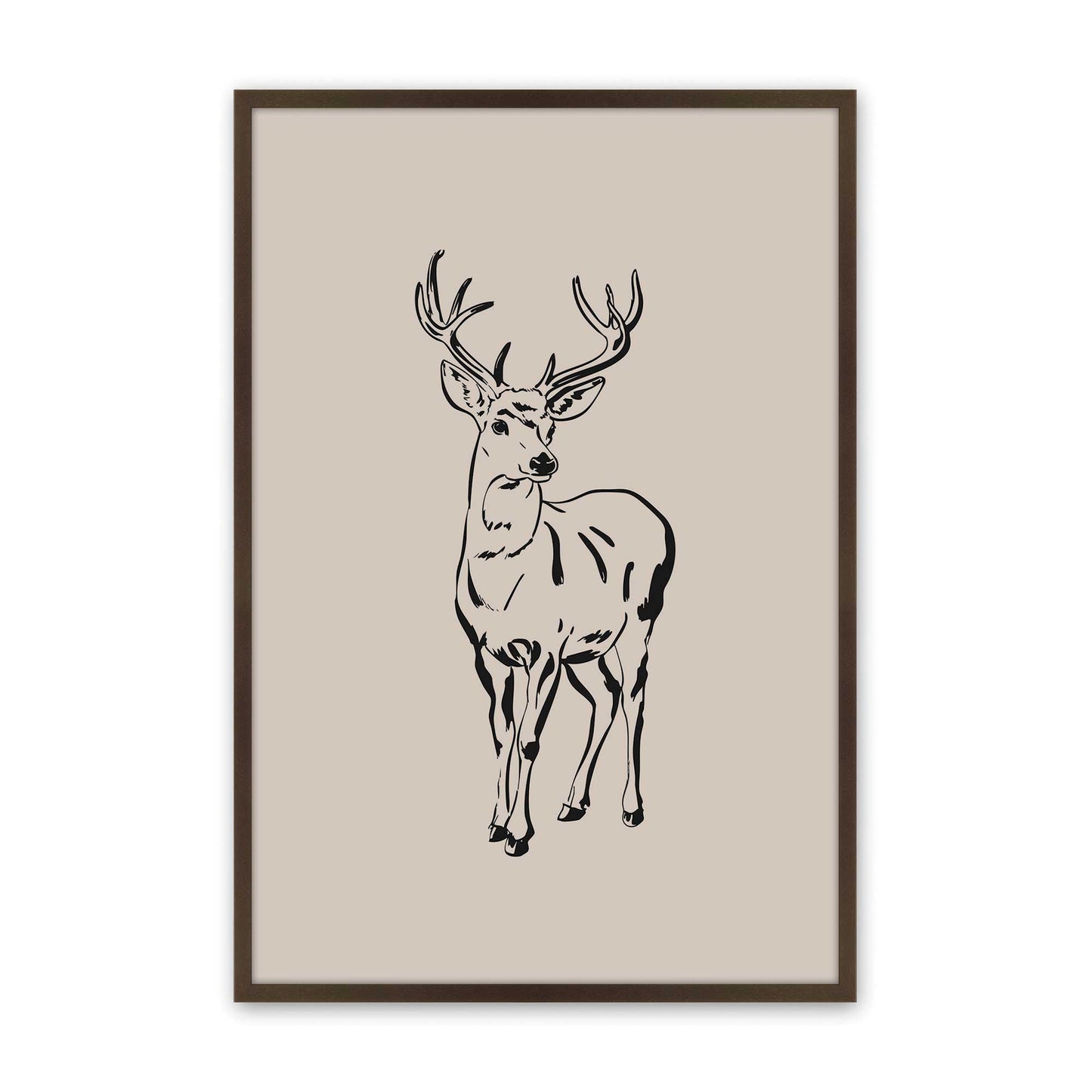 [Color:Belvinder Brown], Picture of art in a Belvinder Brown frame