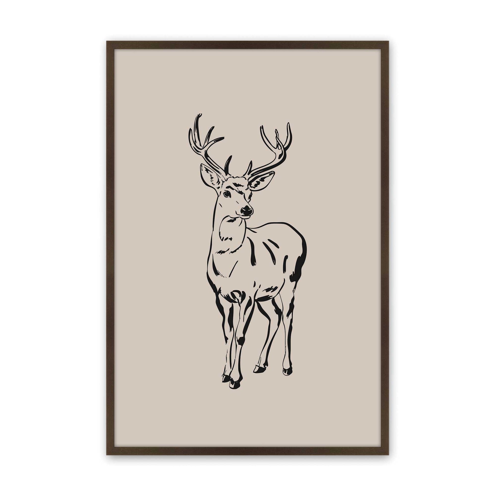 [Color:Belvinder Brown], Picture of art in a Belvinder Brown frame