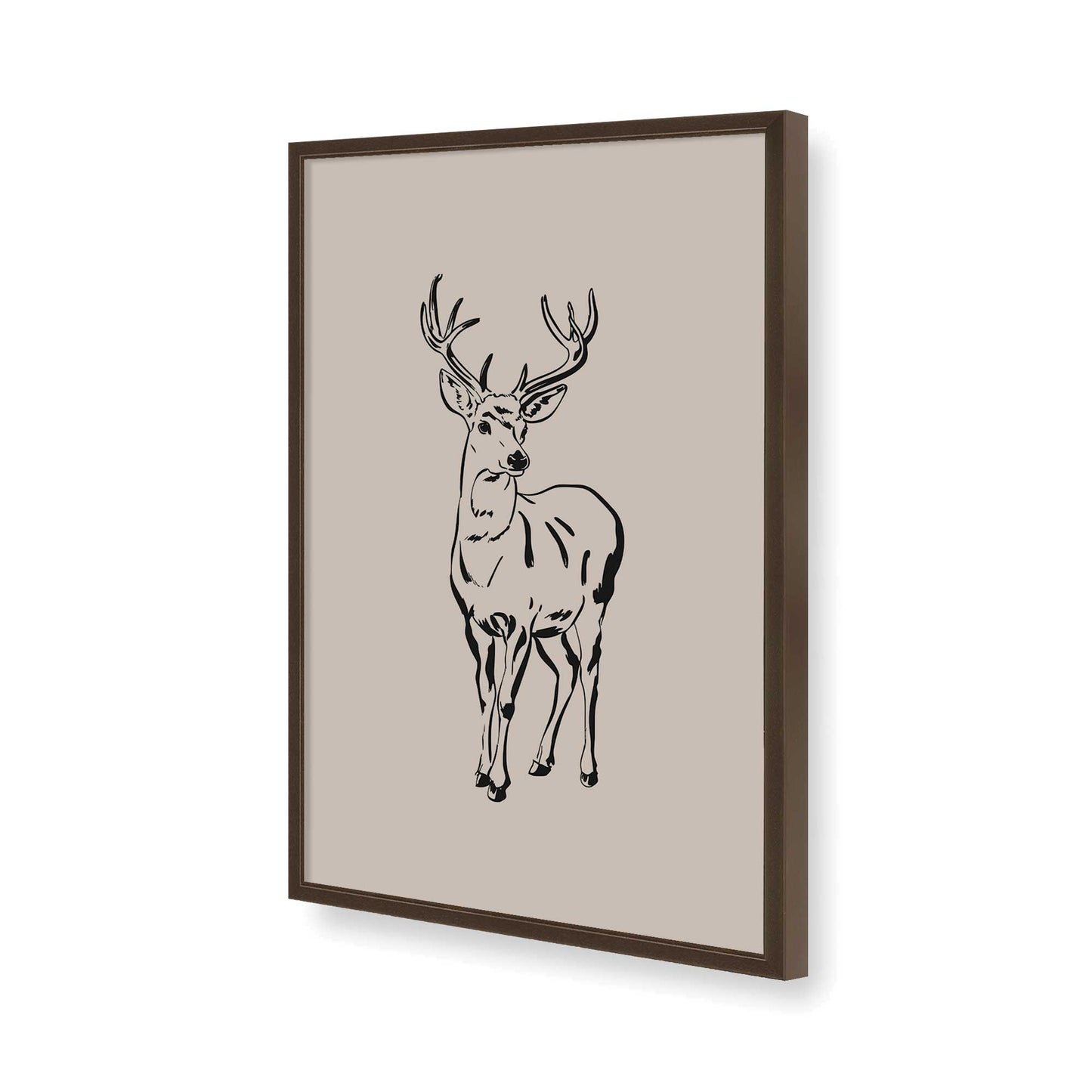 [Color:Belvinder Brown], Picture of art in a Belvinder Brown frame of the corner