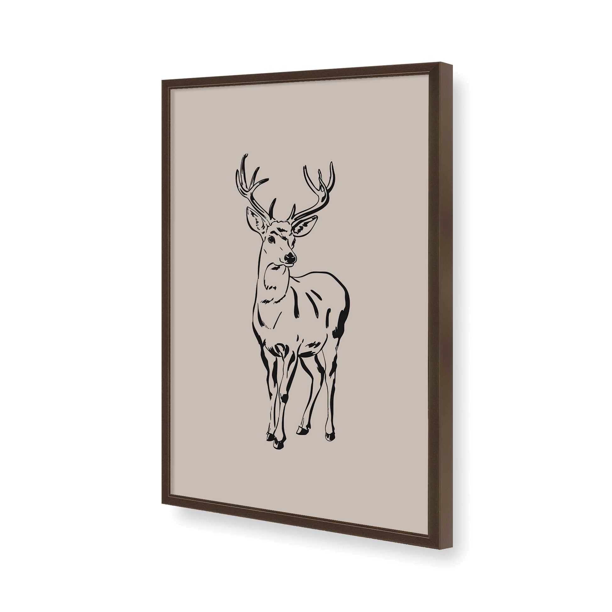 [Color:Belvinder Brown], Picture of art in a Belvinder Brown frame of the corner