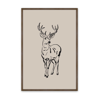 [Color:Walnut], Picture of art in a Walnut frame