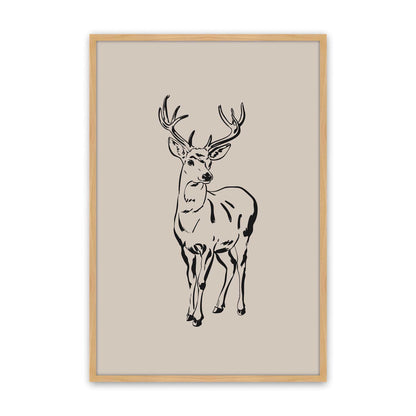 [Color:American Maple], Picture of art in a American Maple frame