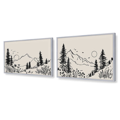 [Color:Polished Chrome], Picture of art in a Polished Chrome frame at an angle