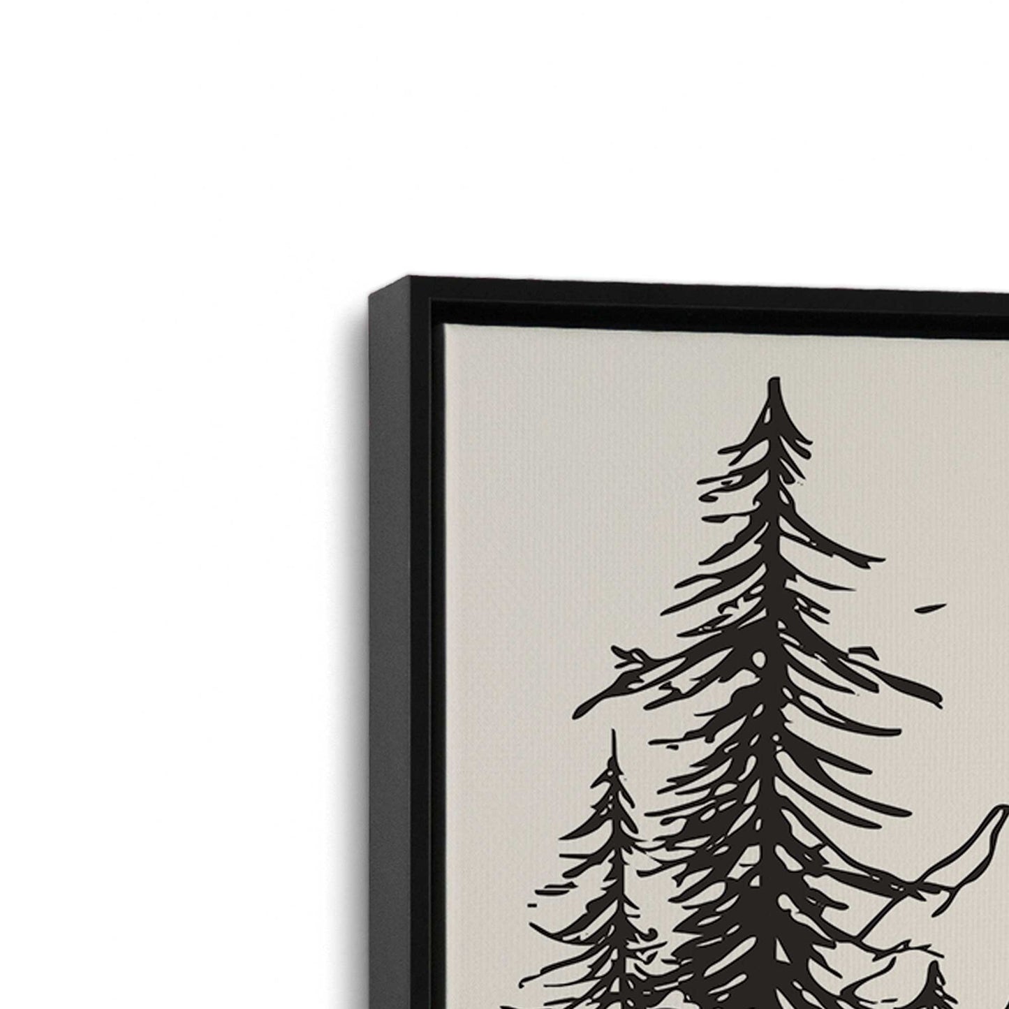 [Color:Satin Black], Picture of the corner of the art
