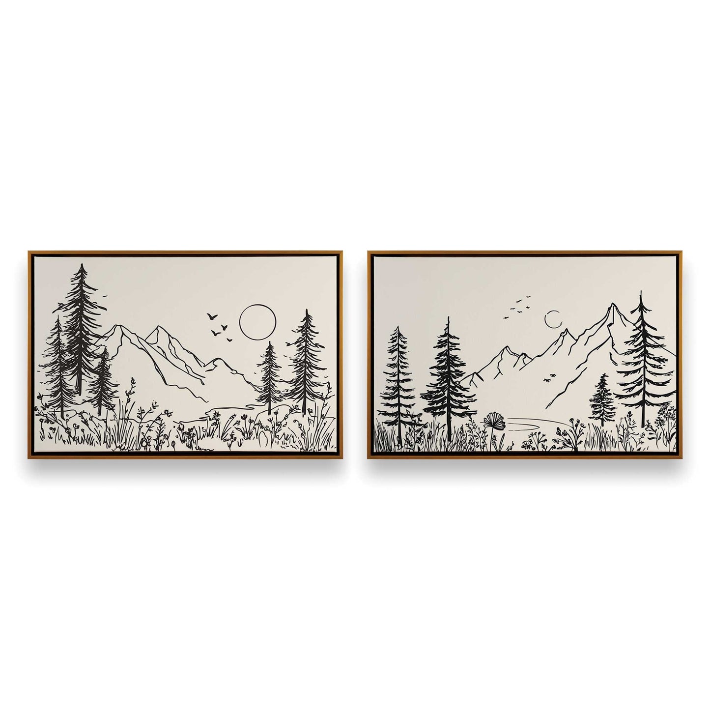 [Color:Polished Gold], Picture of art in a Polished Gold frame