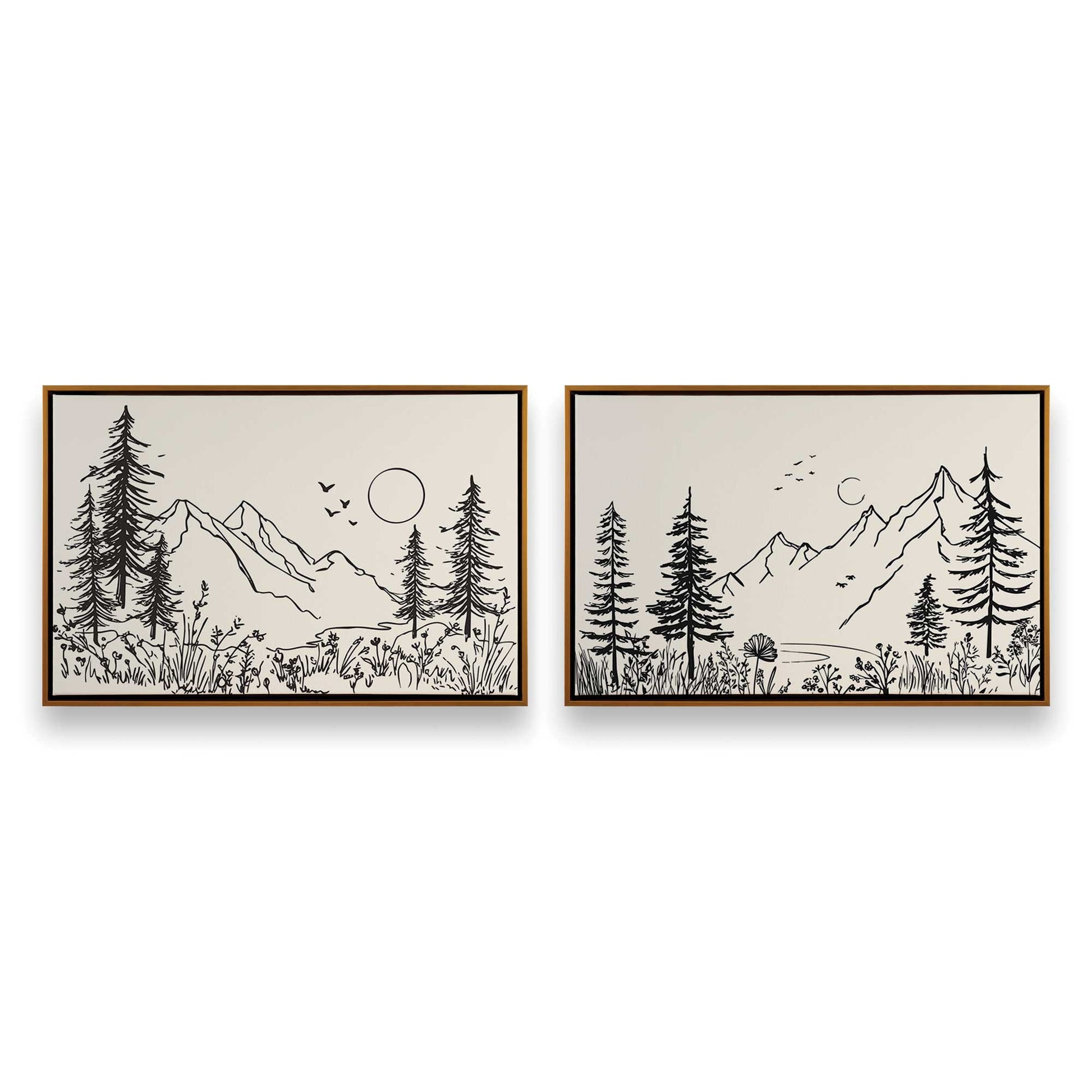 [Color:Polished Gold], Picture of art in a Polished Gold frame