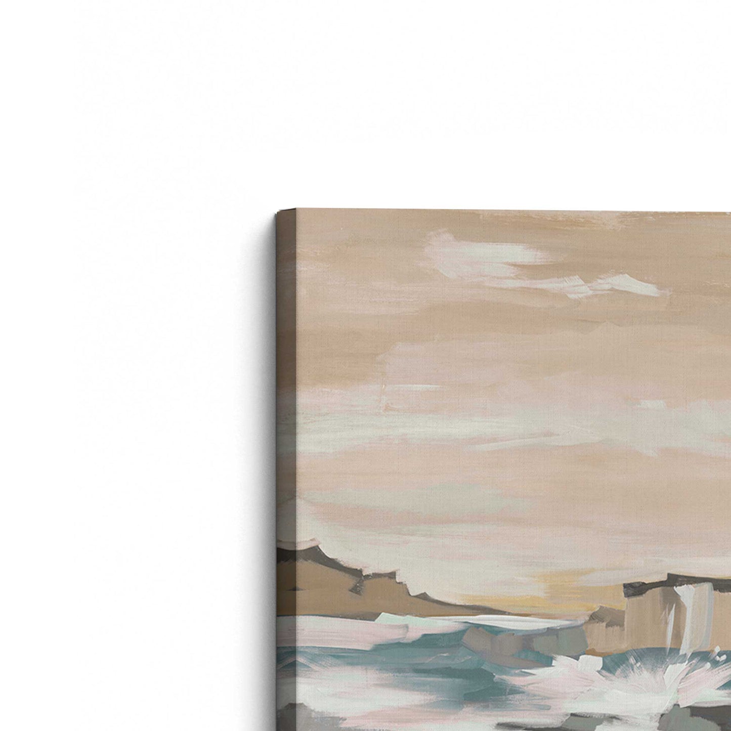 [Color:Stretched Canvas], Picture of the corner of the art