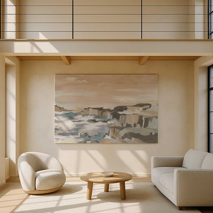 [Color:Stretched Canvas], Picture of art in a room