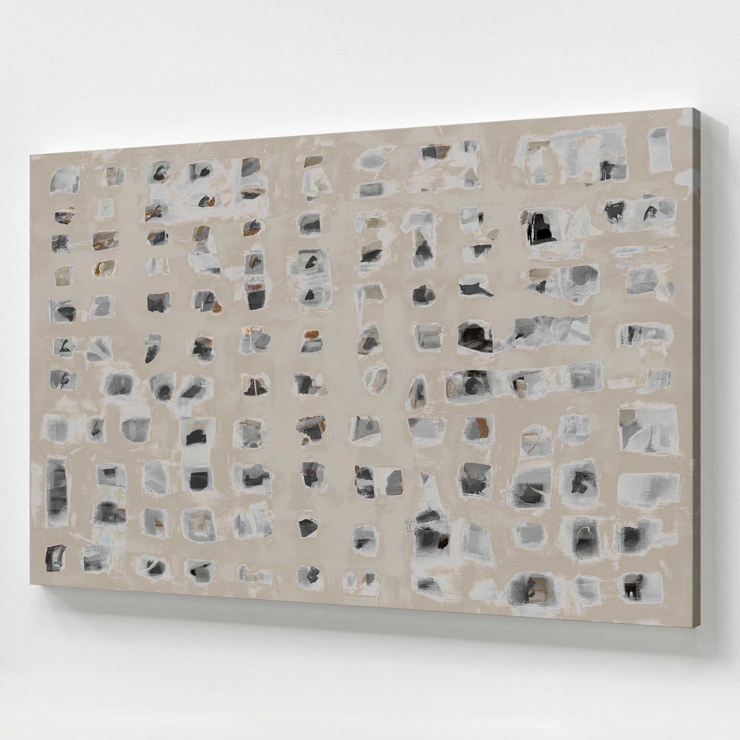 [Color:Stretched Canvas], Picture of art at an angle