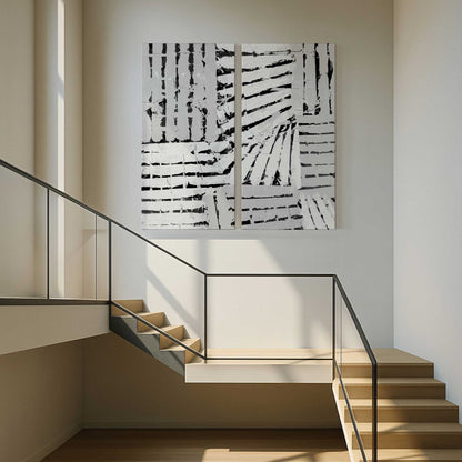 [Color:Stretched Canvas], Picture of art in a room