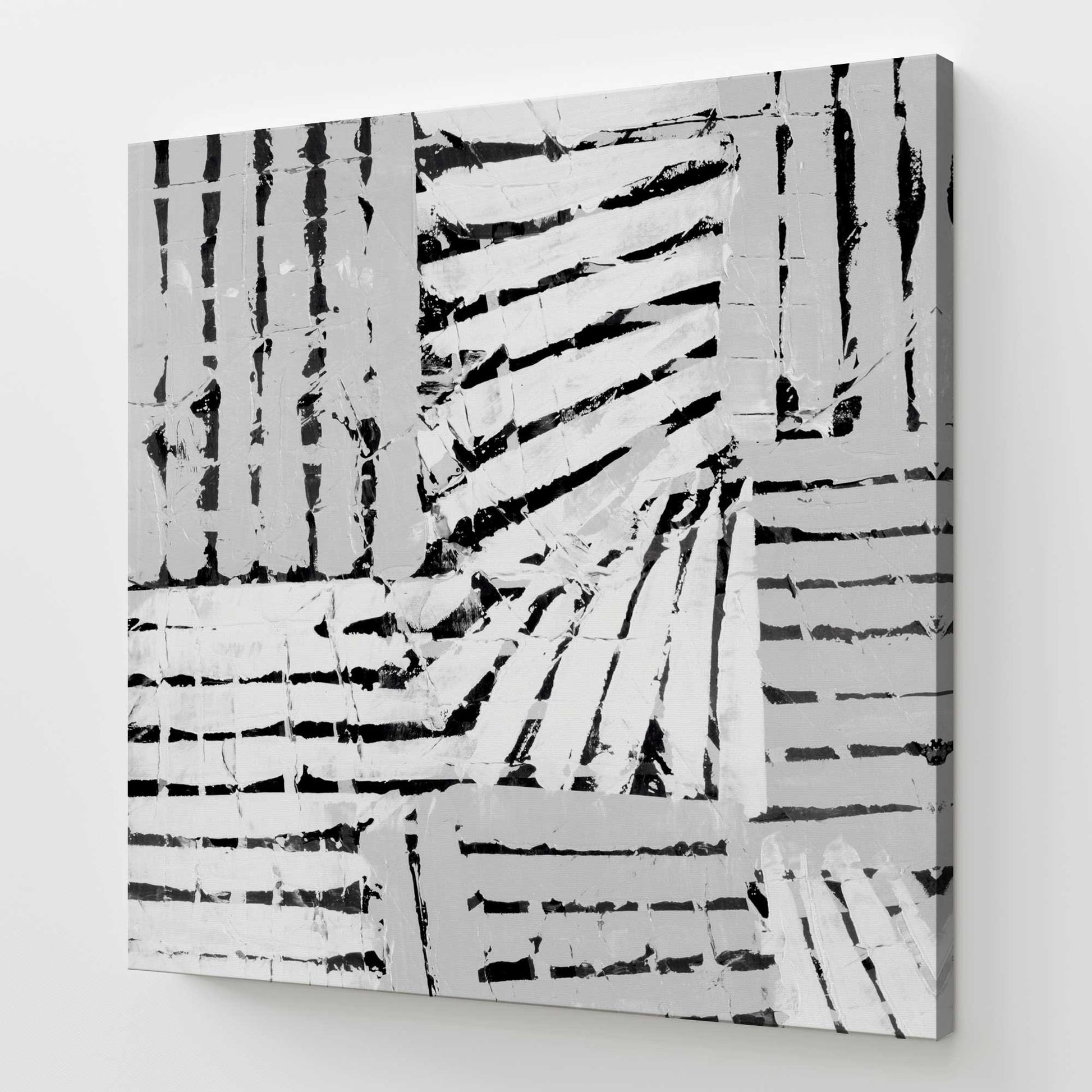 [Color:Stretched Canvas], Picture of art at an angle