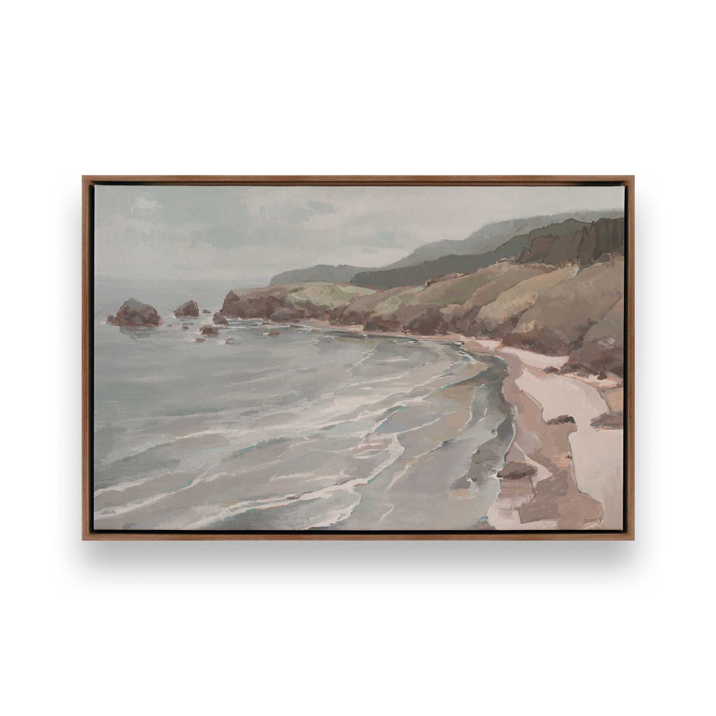 [Color:Walnut], Picture of art in a Walnut frame