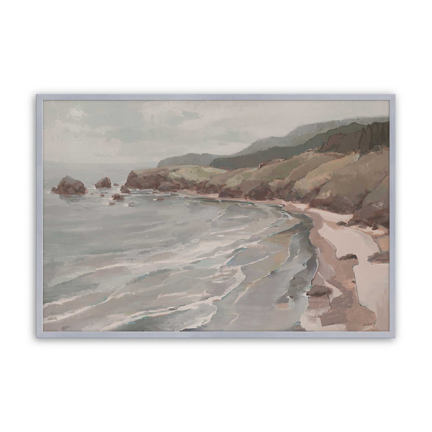 [Color:Polished Chrome], Picture of art in a Polished Chrome frame