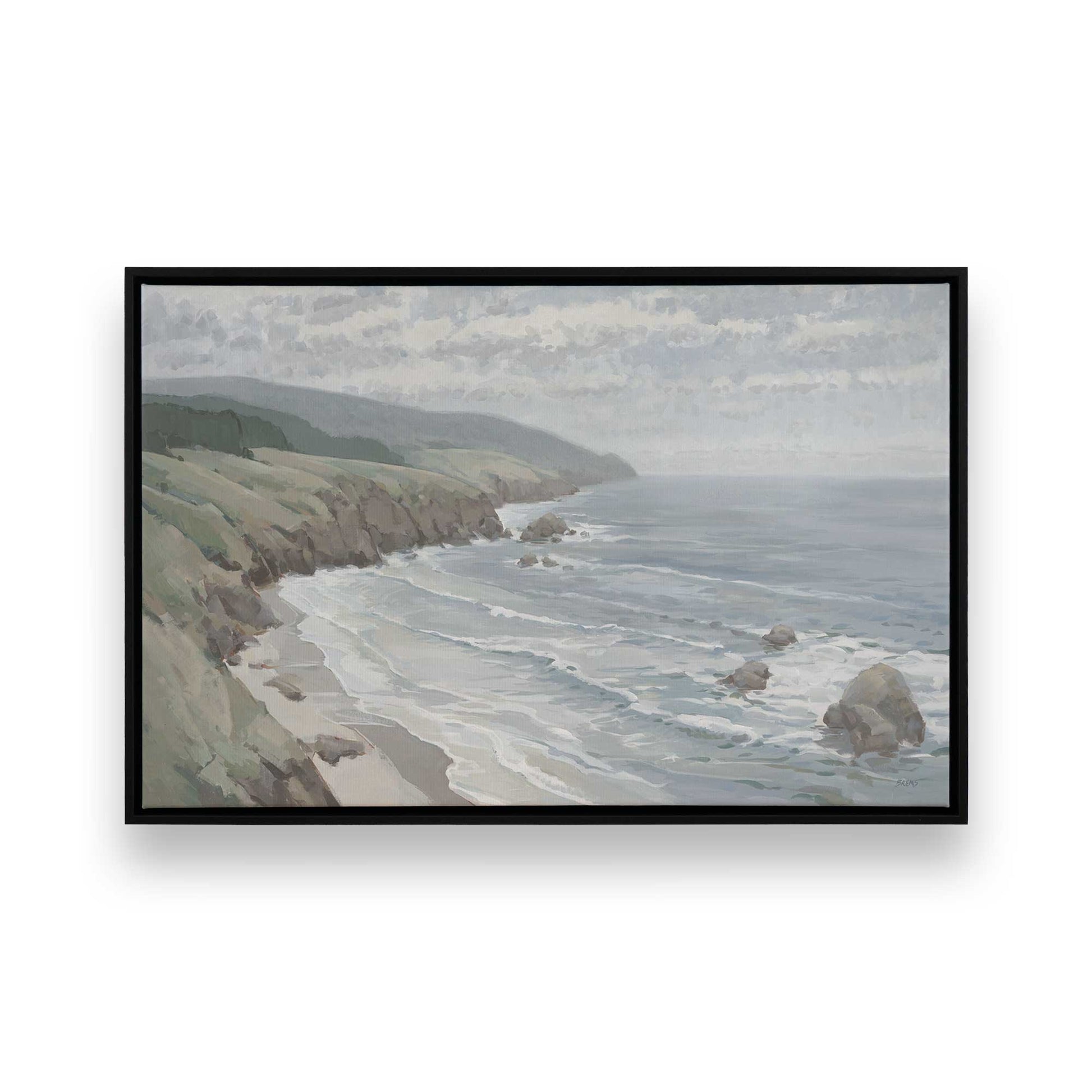 [Color:Satin Black], Picture of art in a Satin Black frame
