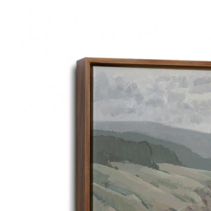 [Color:Walnut], Picture of art in a Walnut frame at an angle