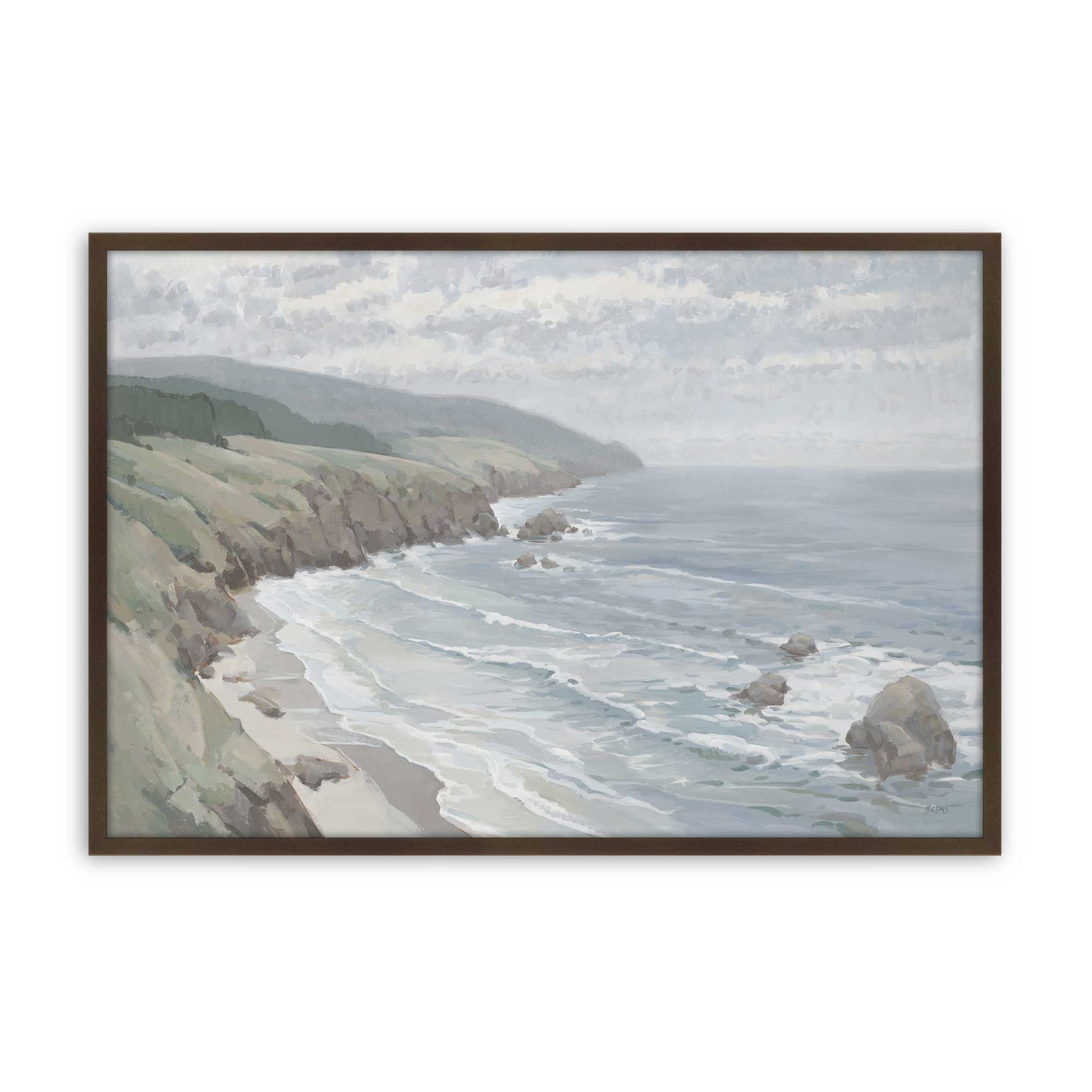 [Color:Belvinder Brown], Picture of art in a Belvinder Brown frame