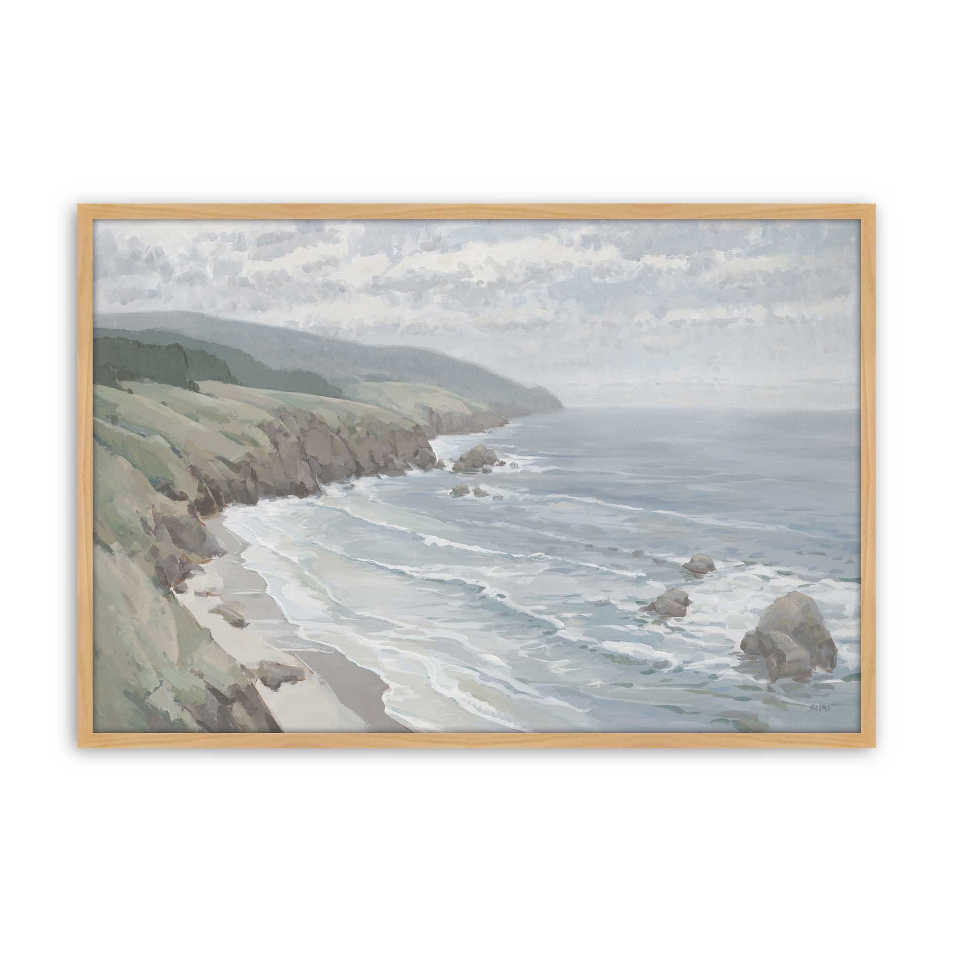 [Color:American Maple], Picture of art in a American Maple frame