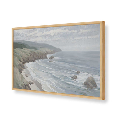 [Color:American Maple], Picture of art in a American Maple frame of the corner