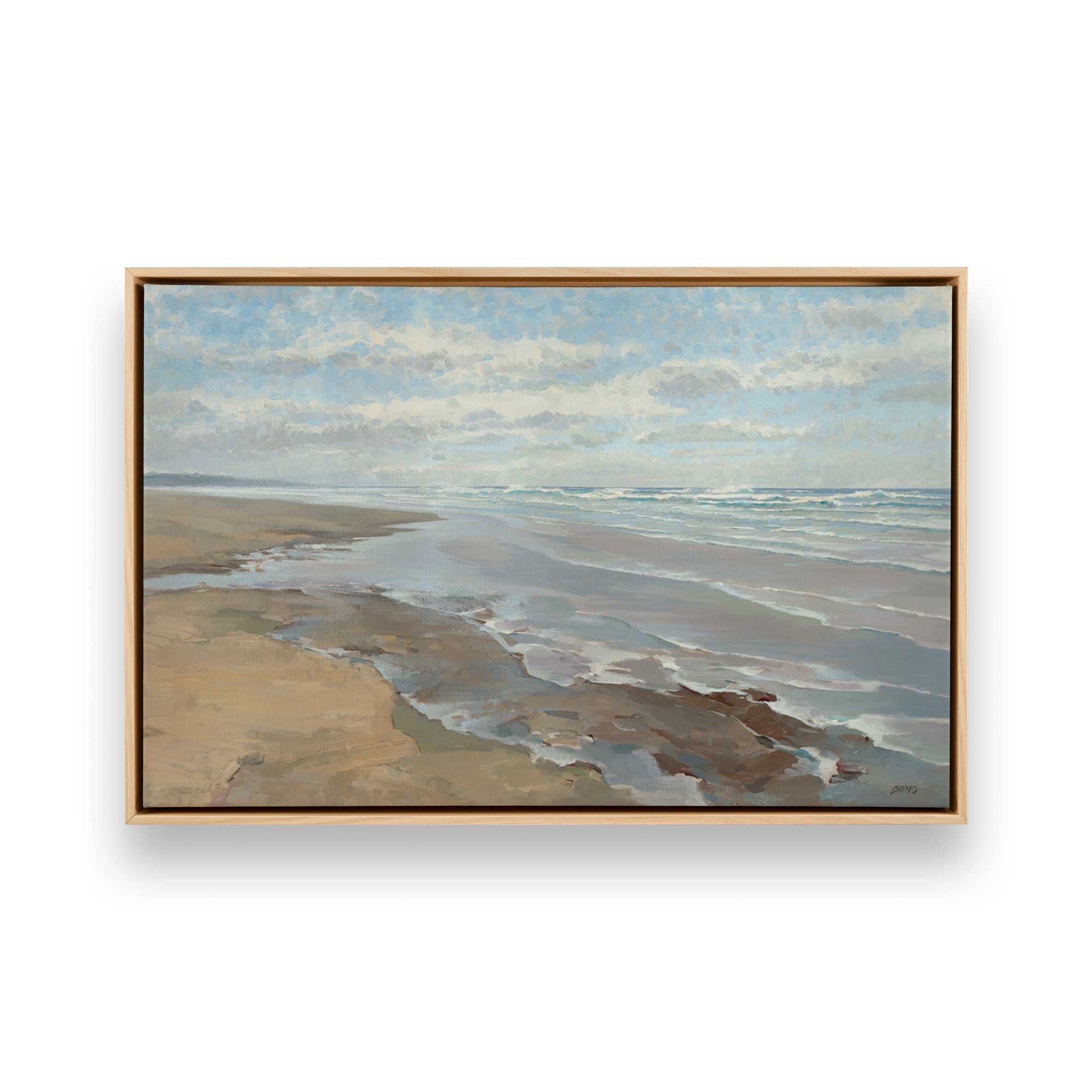 [Color:American Maple], Picture of art in a American Maple frame