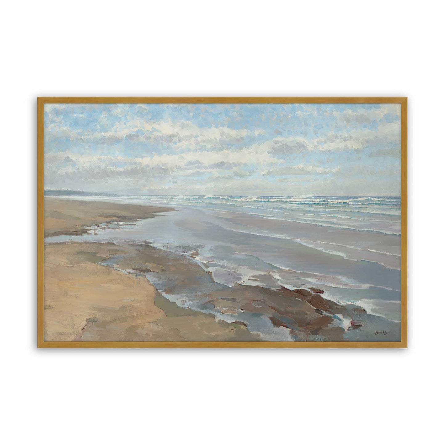 [Color:Polished Gold], Picture of art in a Polished Gold frame