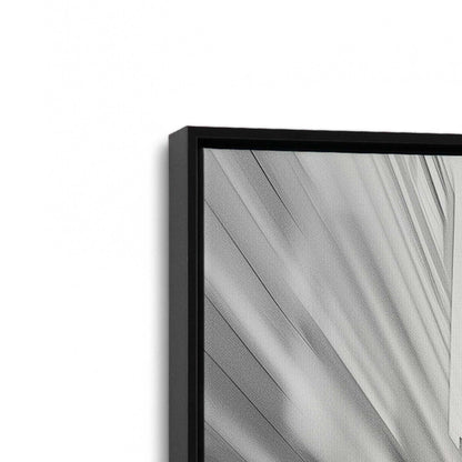 [Color:Satin Black], Picture of art in a Satin Black frame at an angle