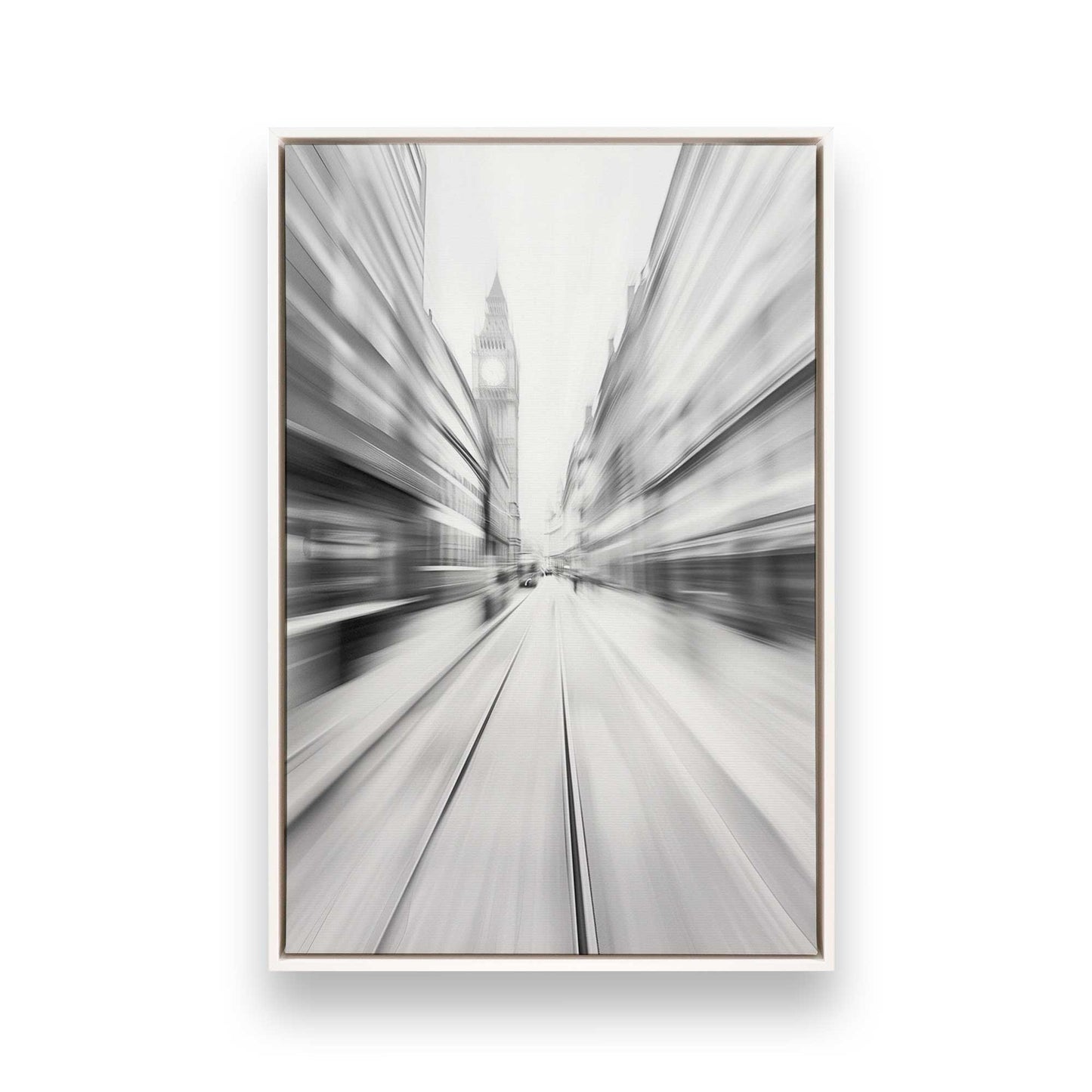 [Color:Opaque White], Picture of art in a White frame