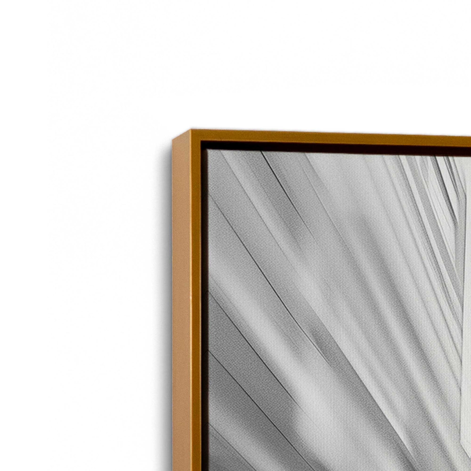 [Color:Polished Gold], Picture of art in a Polished Gold frame at an angle