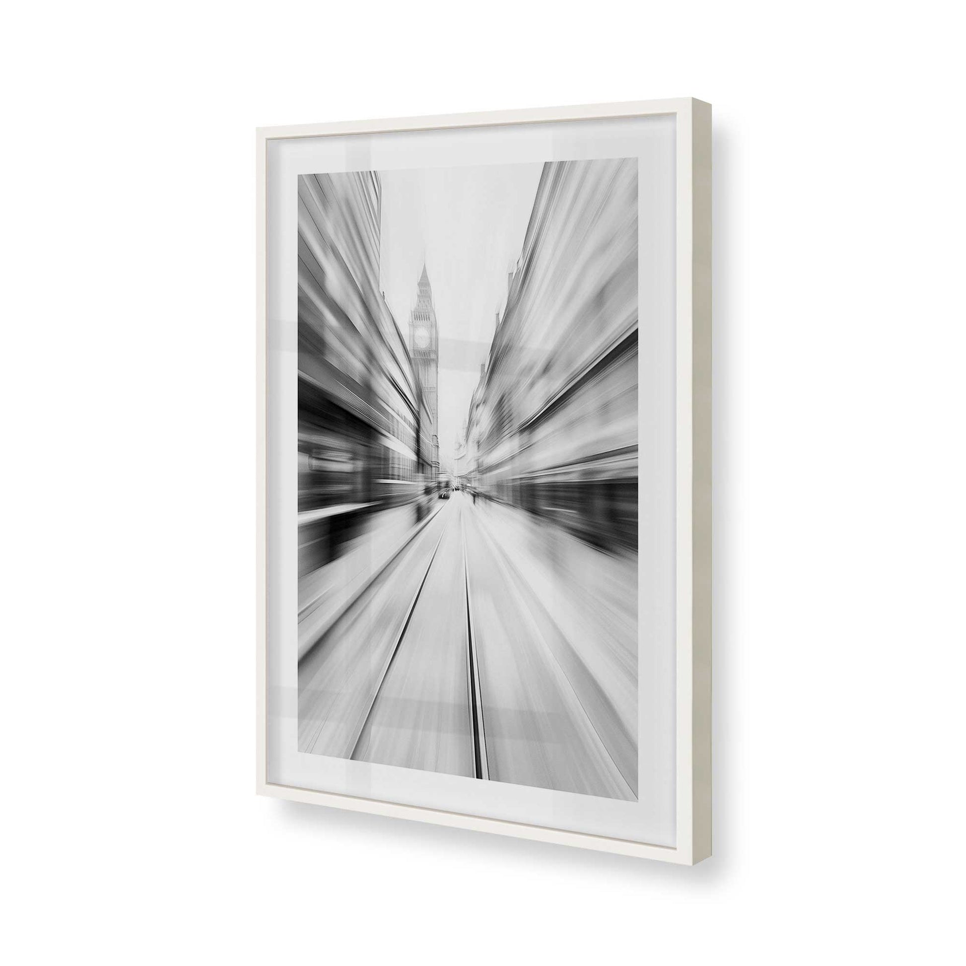 [Color:Opaque White], Picture of art in a Opaque White frame of the corner