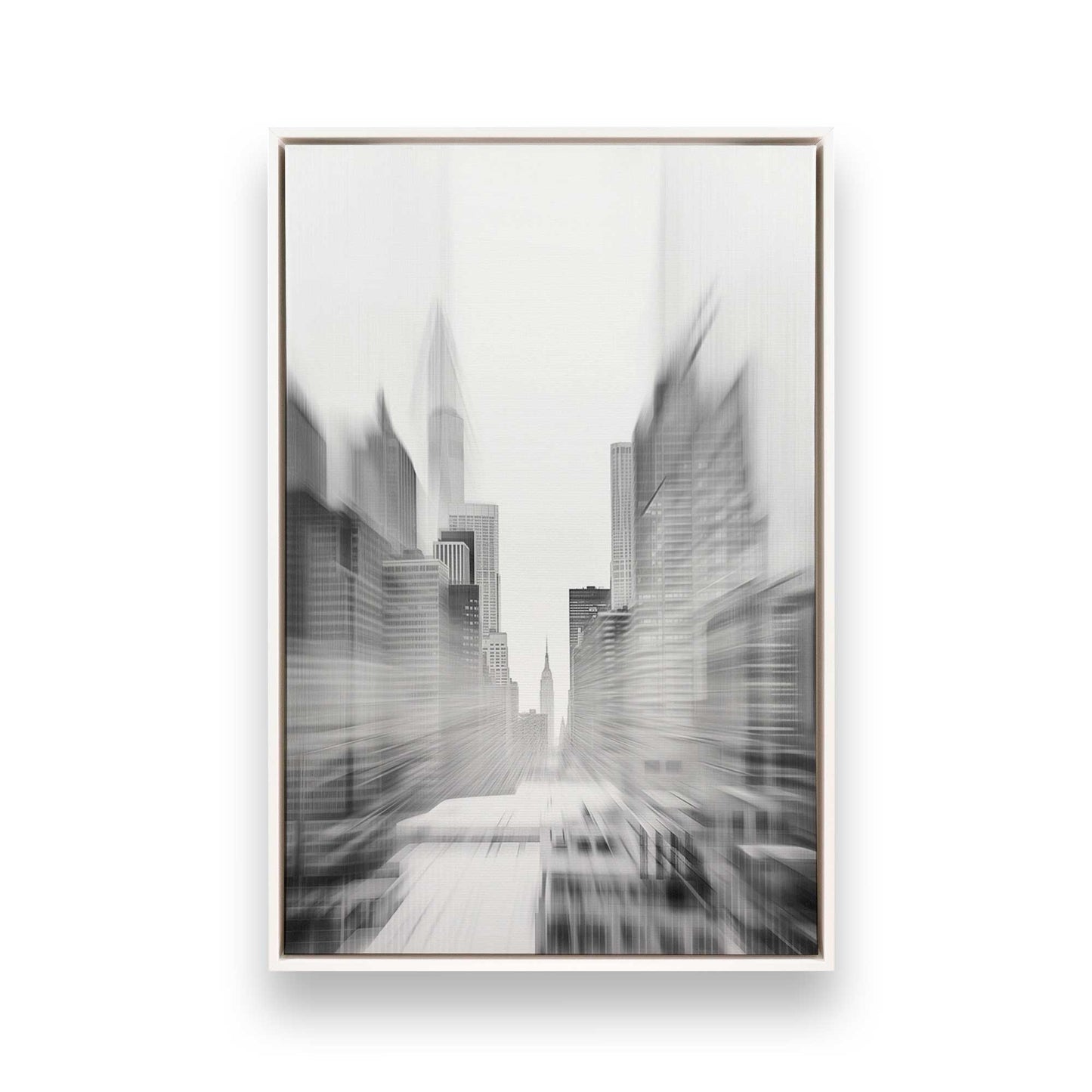 [Color:Opaque White], Picture of art in a White frame