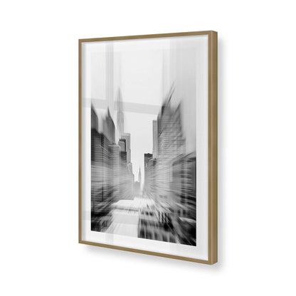 [Color:Brushed Gold], Picture of art in a Brushed Gold frame of the corner