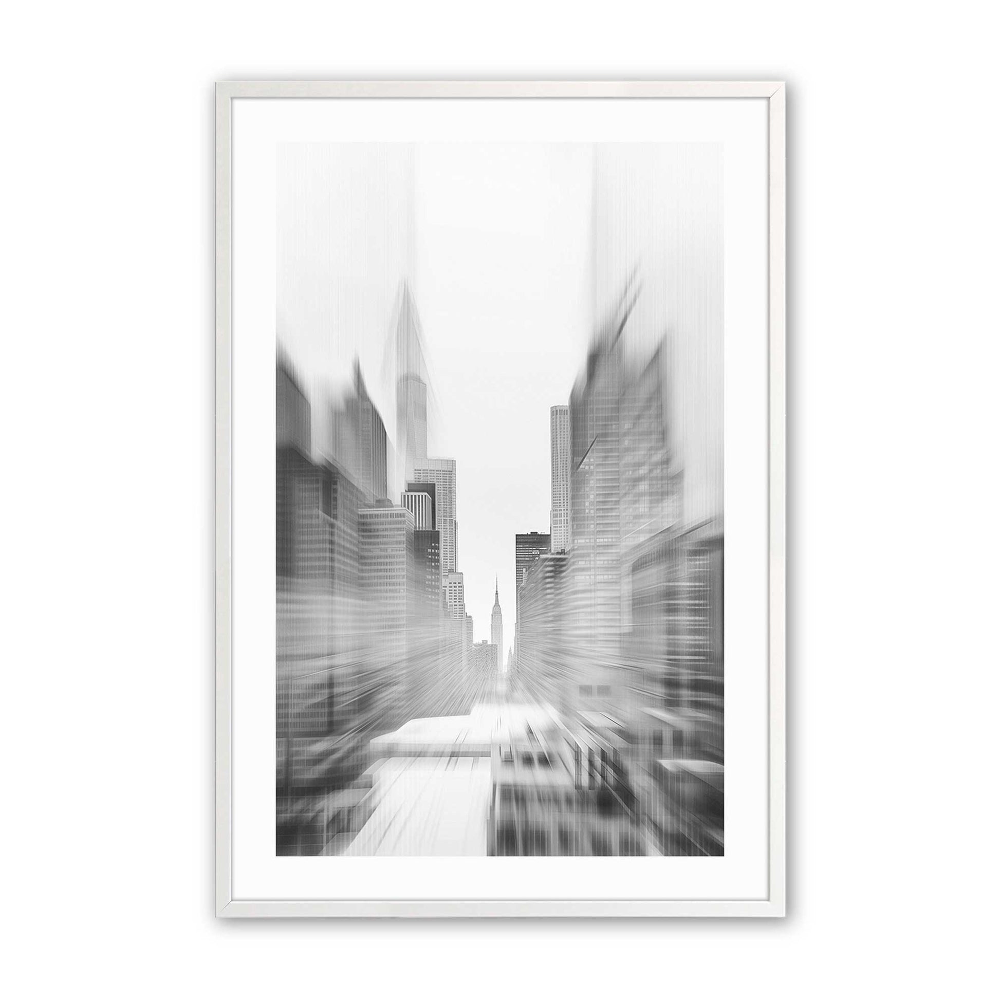 [Color:Opaque White], Picture of art in a Opaque White frame