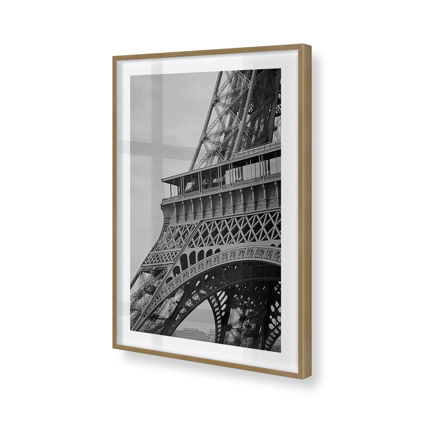 [Color:Brushed Gold], Picture of art in a Brushed Gold frame of the corner