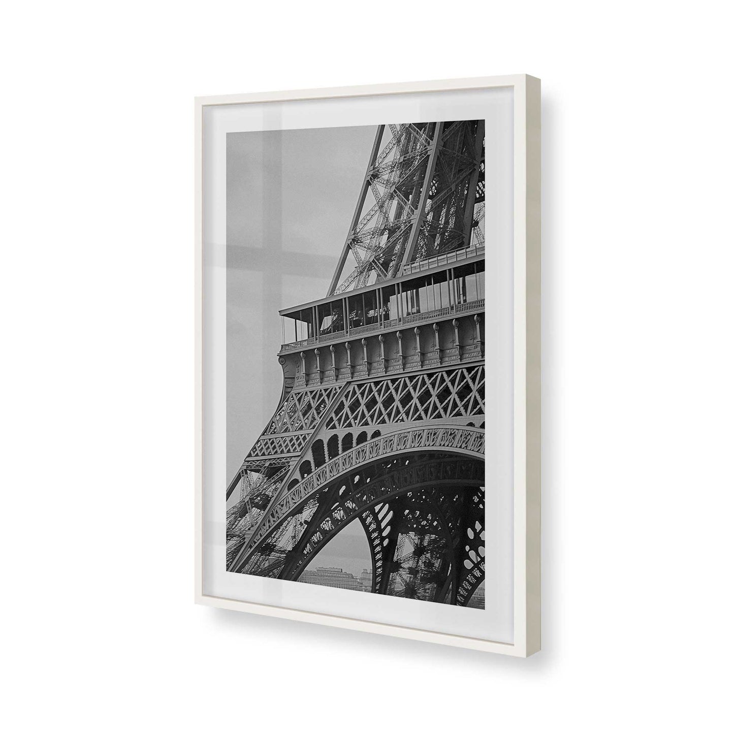 [Color:Opaque White], Picture of art in a Opaque White frame of the corner