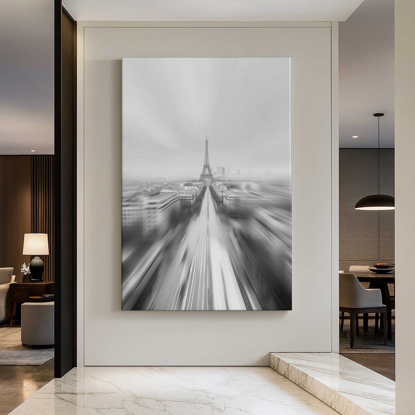 [Color:Stretched Canvas], Picture of art in a room