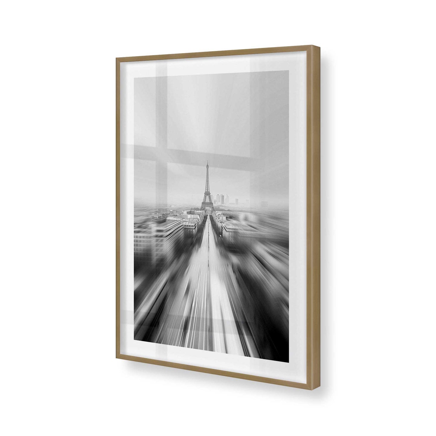 [Color:Brushed Gold], Picture of art in a Brushed Gold frame of the corner