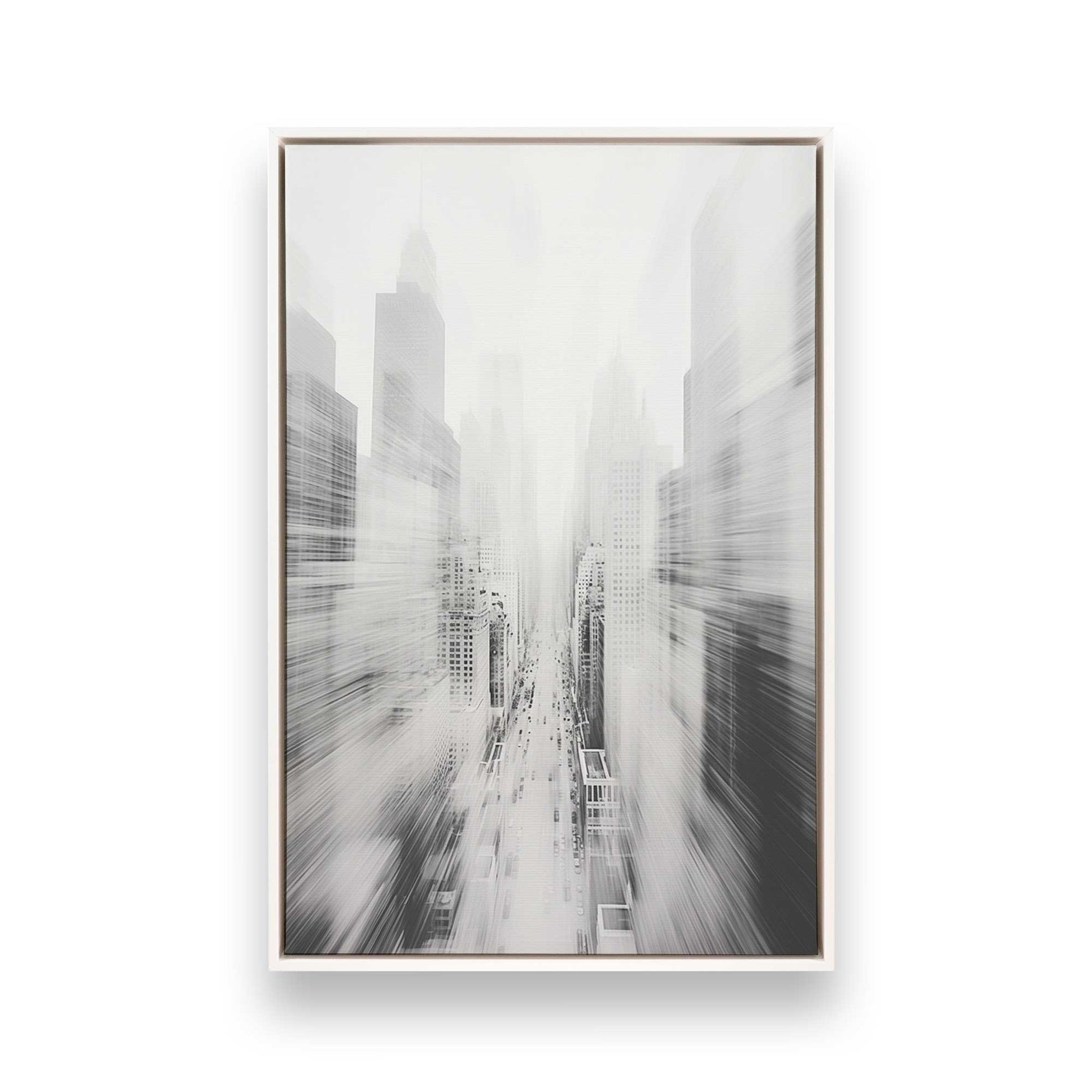 [Color:Opaque White], Picture of art in a White frame