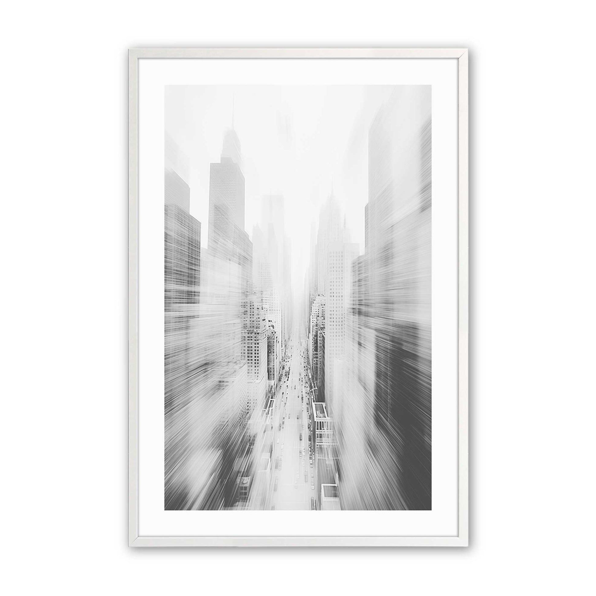 [Color:Opaque White], Picture of art in a Opaque White frame