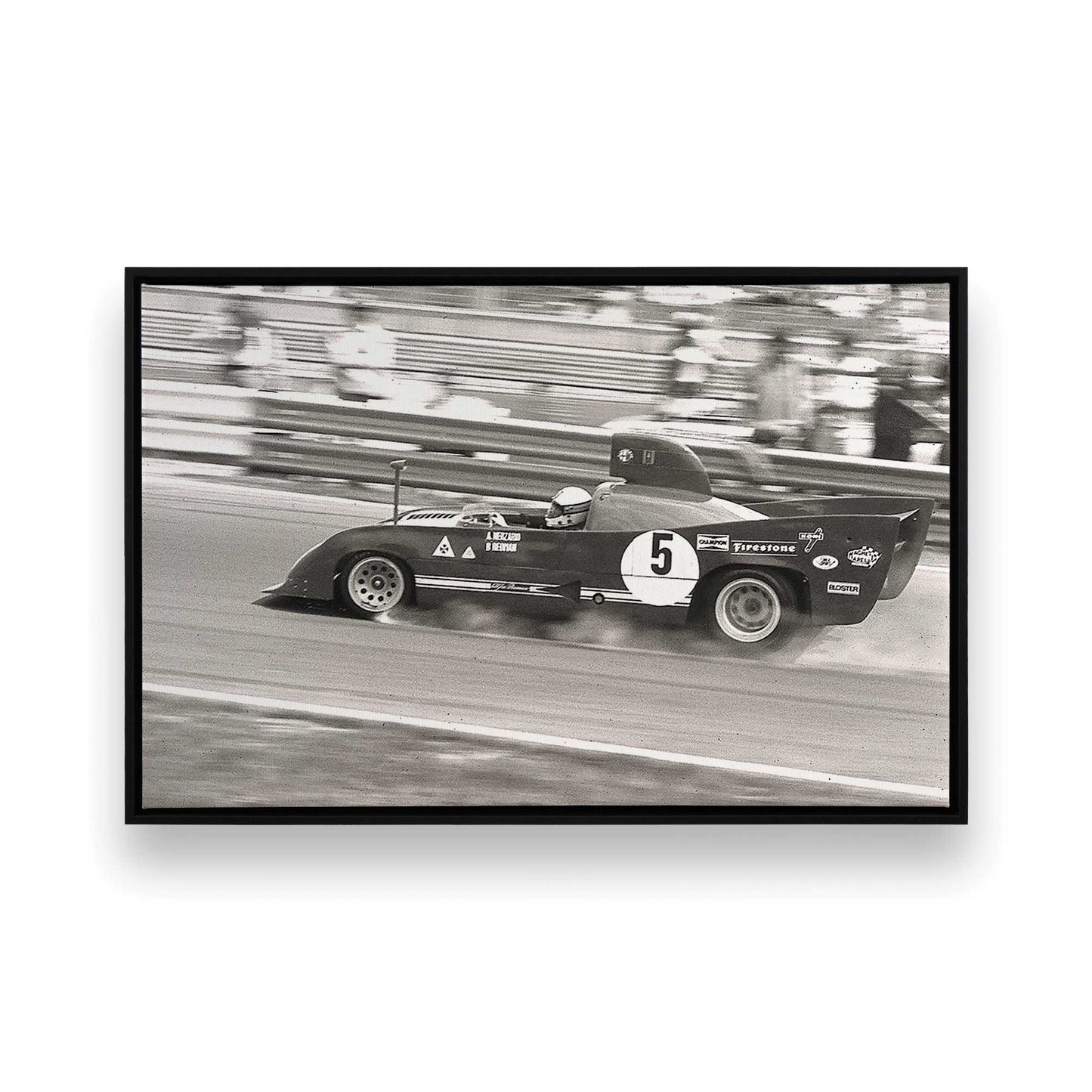 [Color:Satin Black], Picture of art in a Satin Black frame