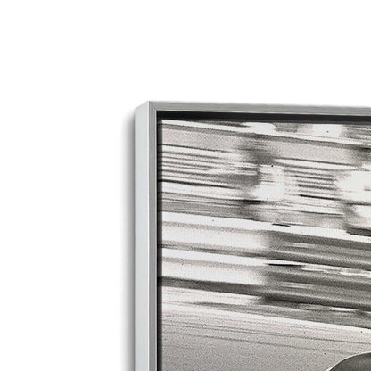 [Color:Polished Chrome], Picture of art in a Polished Chrome frame at an angle