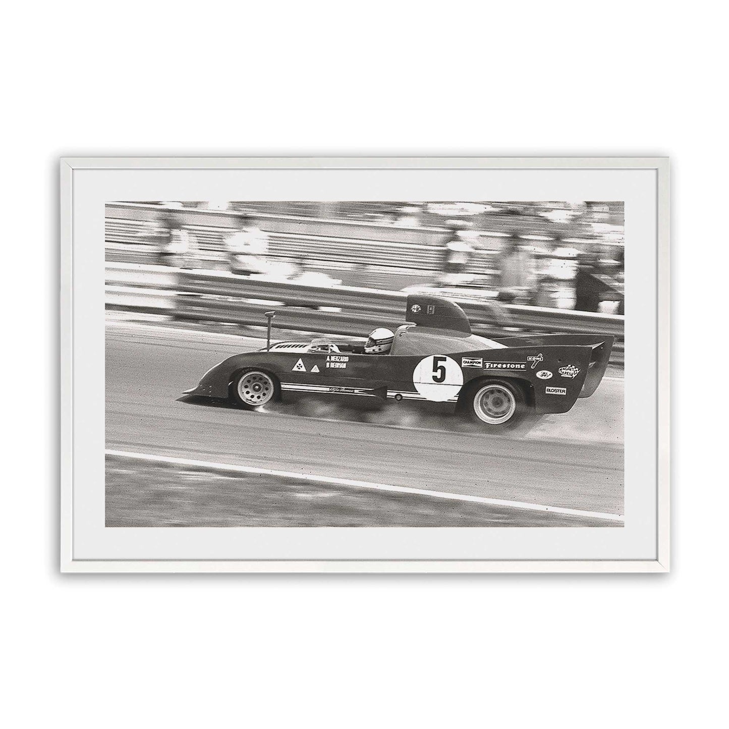 [Color:Opaque White], Picture of art in a Opaque White frame
