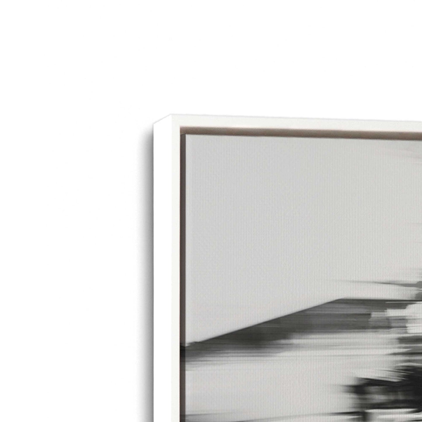 [Color:Opaque White], Picture of art in a White frame at an angle