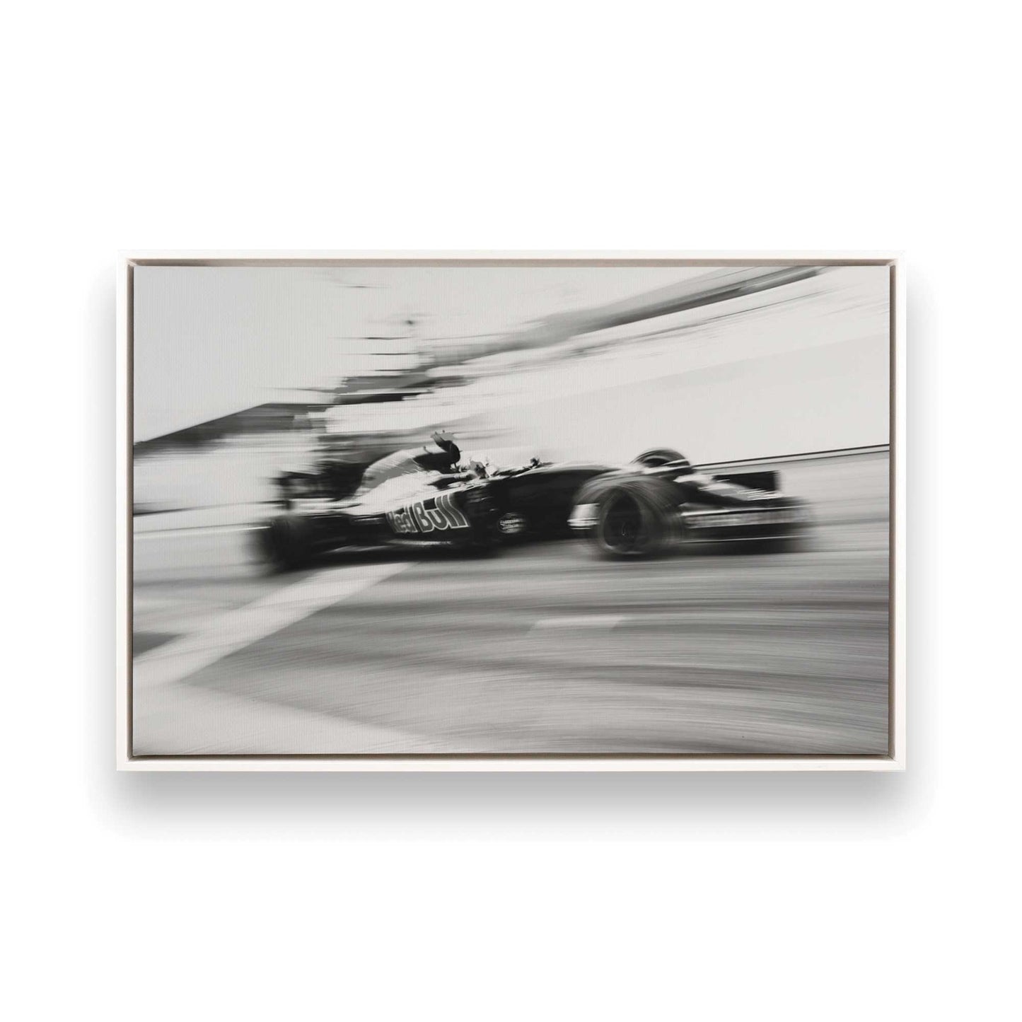 [Color:Opaque White], Picture of art in a White frame