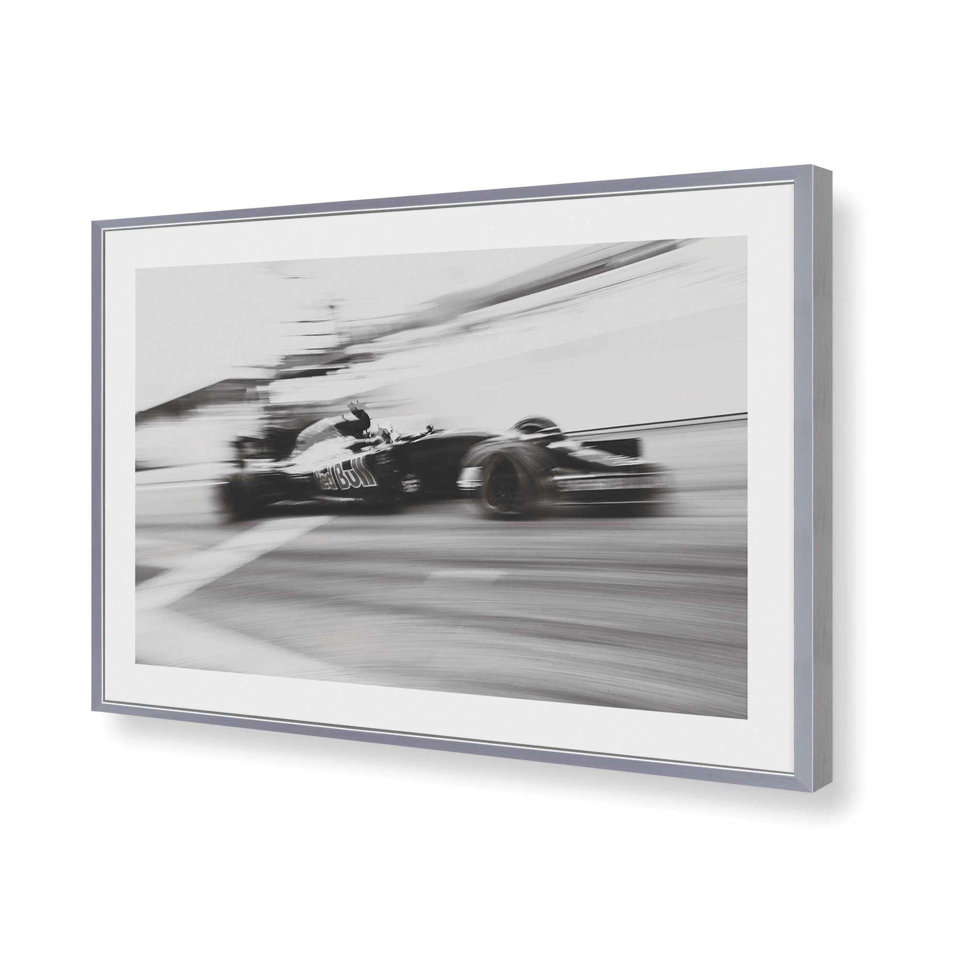 [Color:Polished Chrome], Picture of art in a Polished Chrome frame of the corner