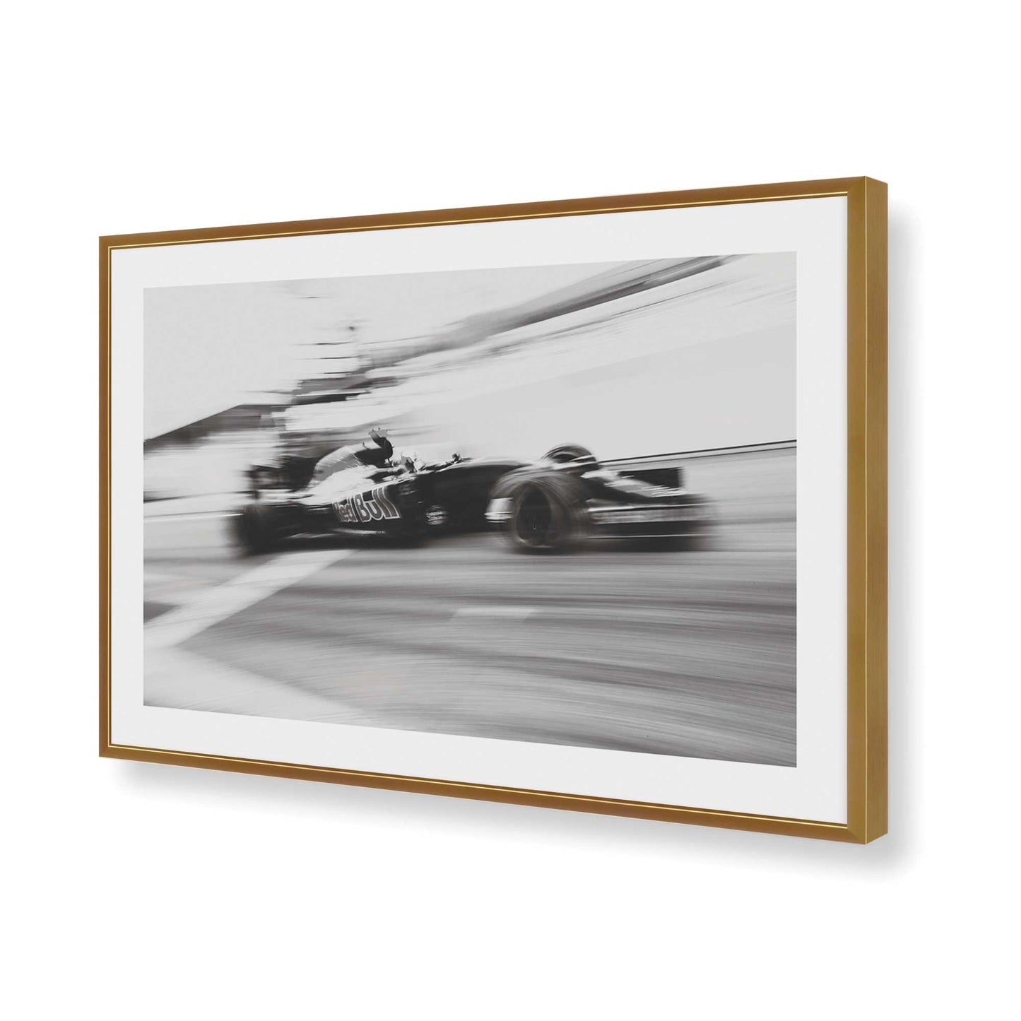 [Color:Polished Gold], Picture of art in a Polished Gold frame of the corner