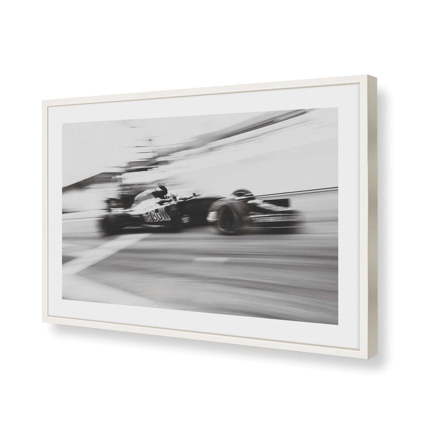 [Color:Opaque White], Picture of art in a Opaque White frame of the corner