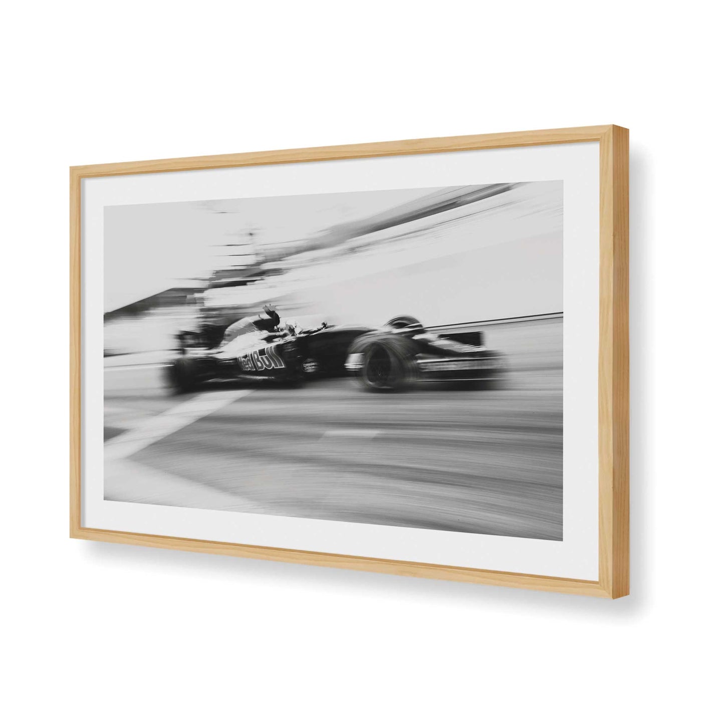 [Color:American Maple], Picture of art in a American Maple frame of the corner