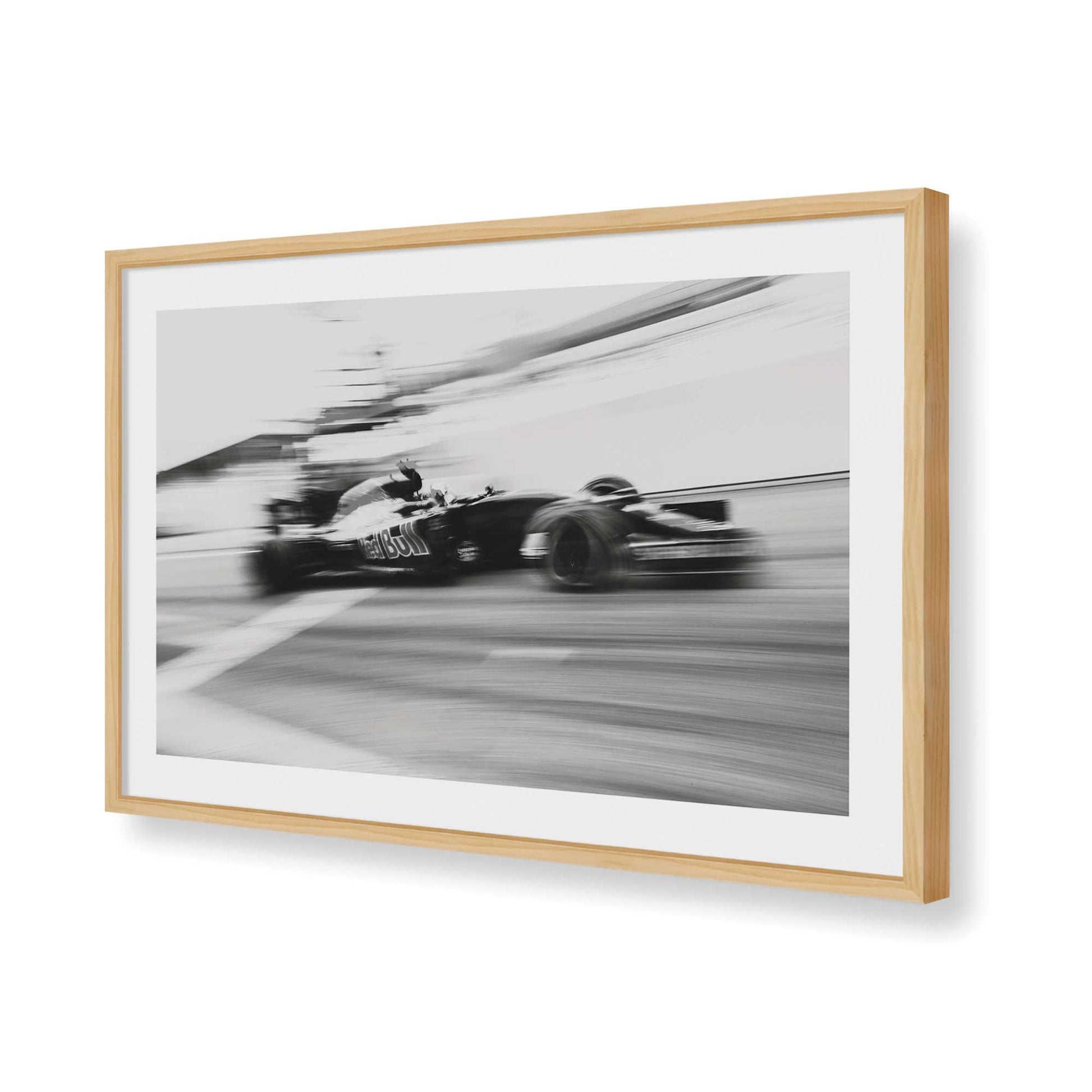 [Color:American Maple], Picture of art in a American Maple frame of the corner