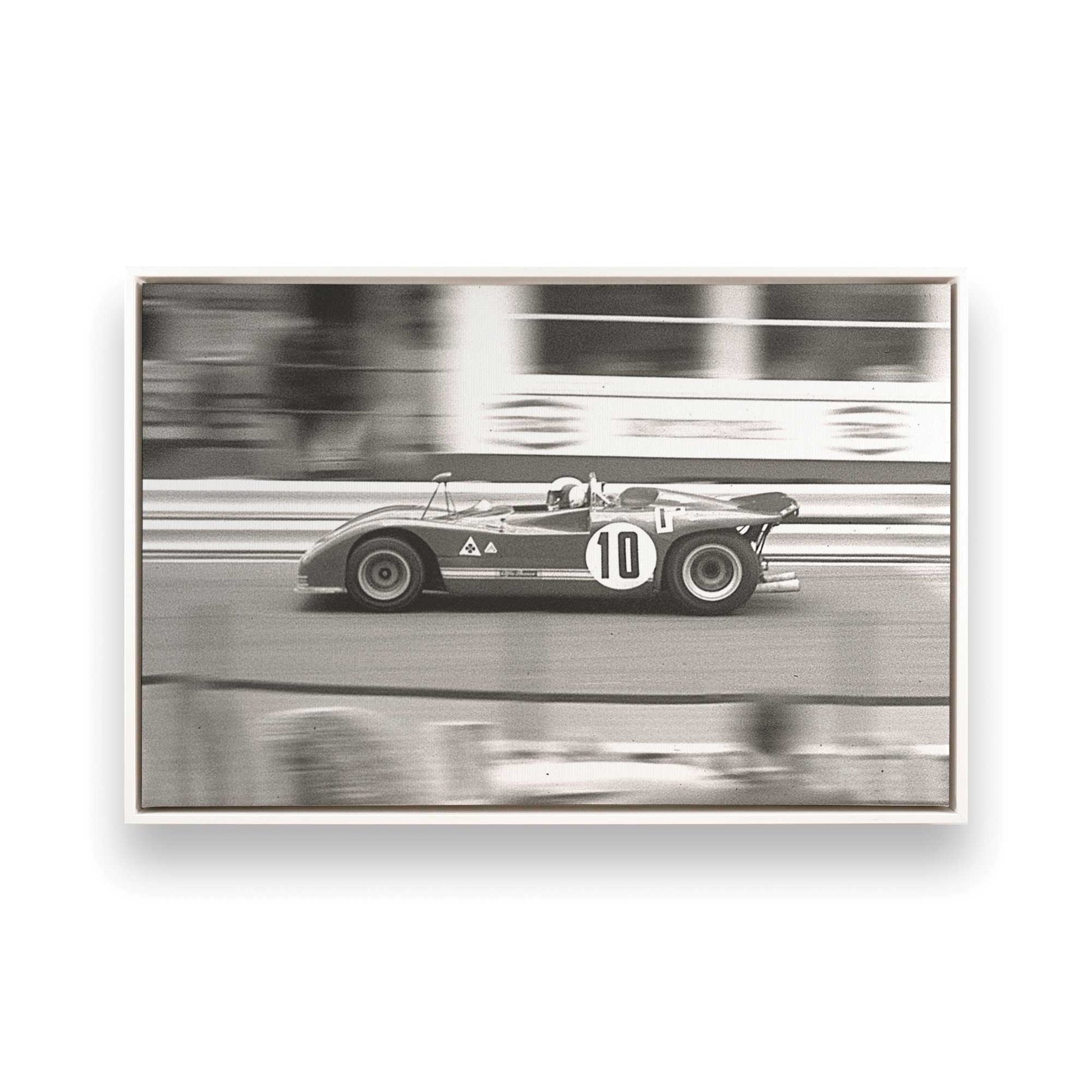 [Color:Opaque White], Picture of art in a White frame