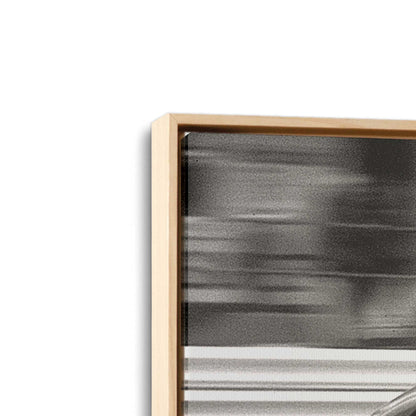 [Color:American Maple], Picture of art in a American Maple frame at an angle